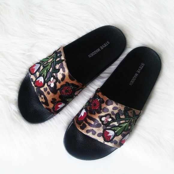 steve madden velvet slides
